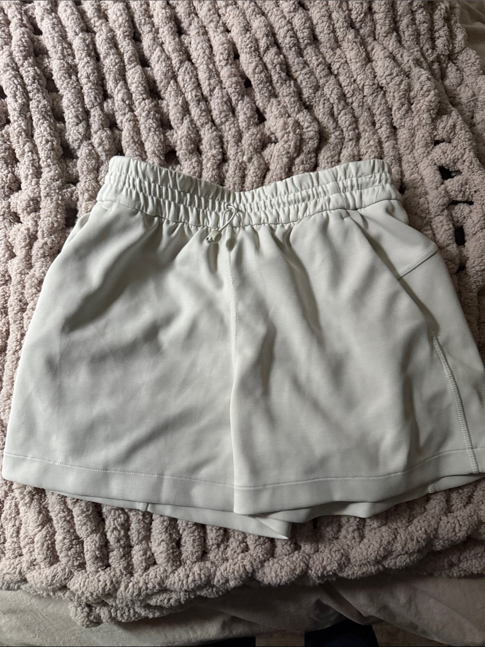 lululemon athletica Cream Athletic Shorts